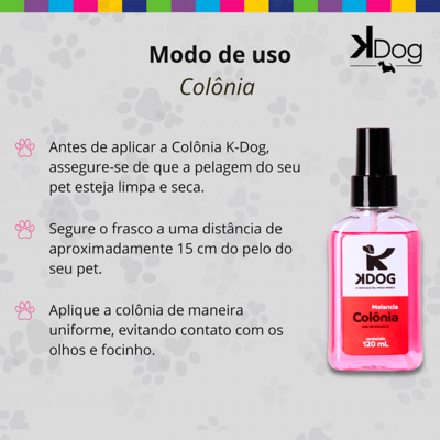 Colônia Melância K-Dog Vermelho