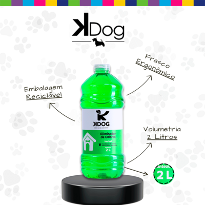 Eliminador de Odores K-Dog Herbal - 2 Litros
