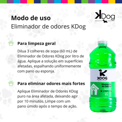 Eliminador de Odores K-Dog Herbal - 2 Litros