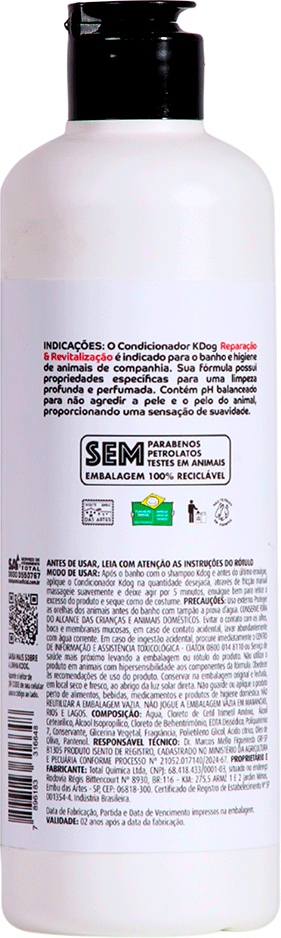 Condicionador K-Dog Branco - 500 mL