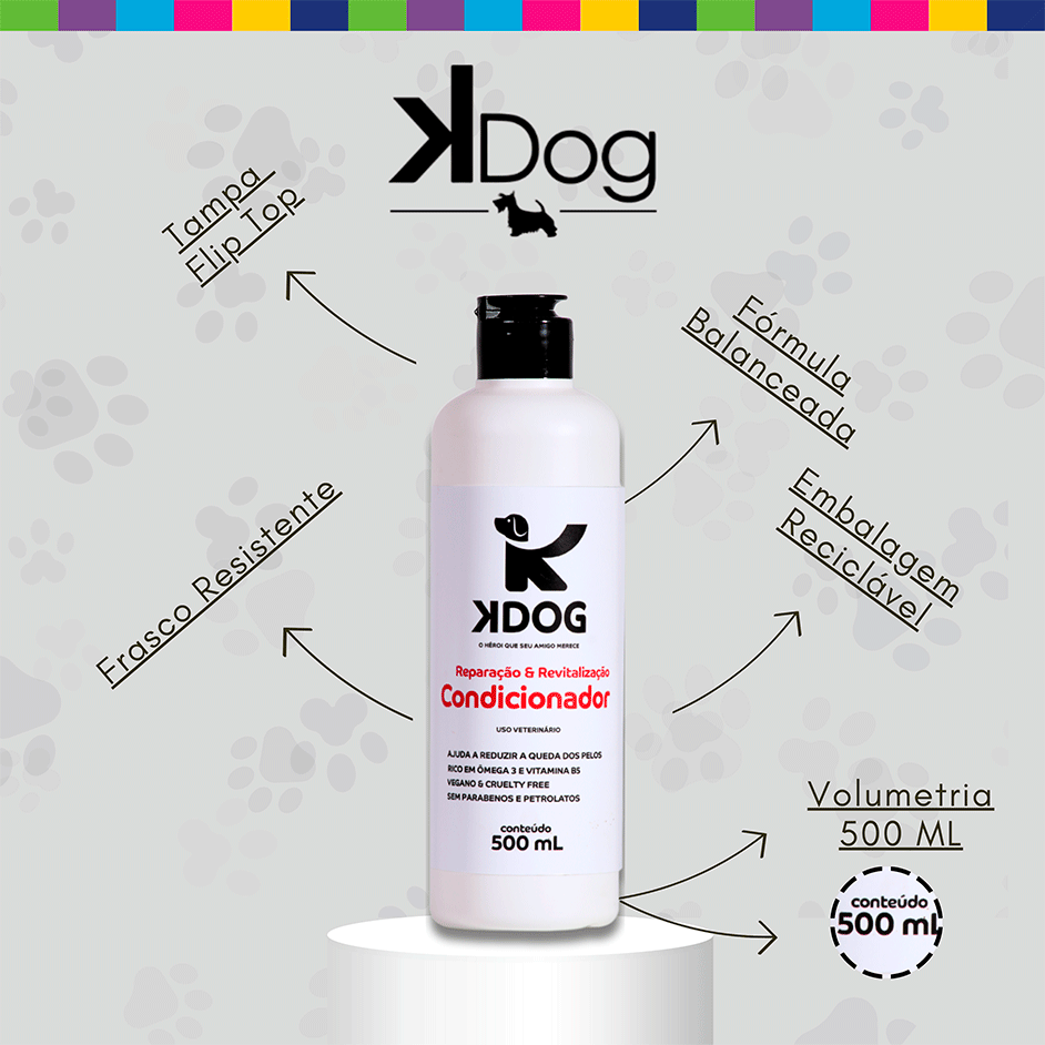 Condicionador K-Dog Branco - 500 mL