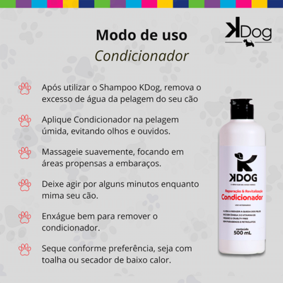Condicionador K-Dog Branco
