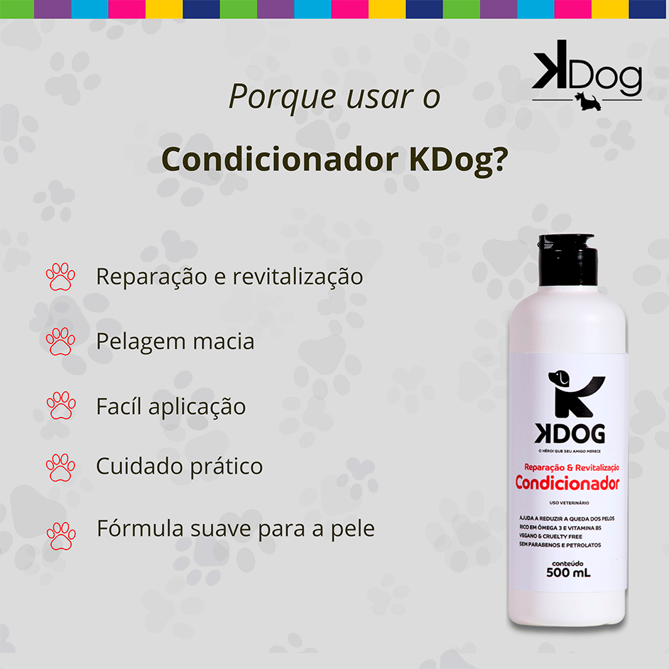 Condicionador K-Dog Branco - 500 mL