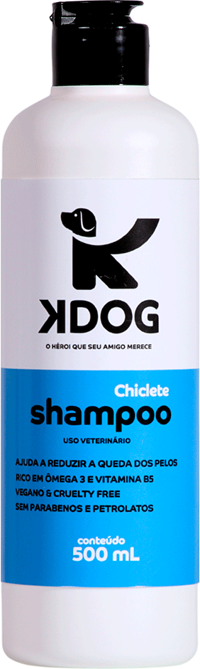 Shampoo Chiclete K-Dog Azul - 500 mL