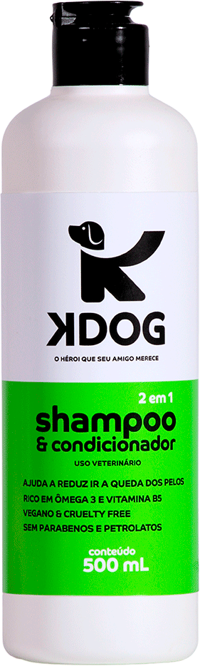 Shampoo e Condicionador K-Dog Verde - 500 mL