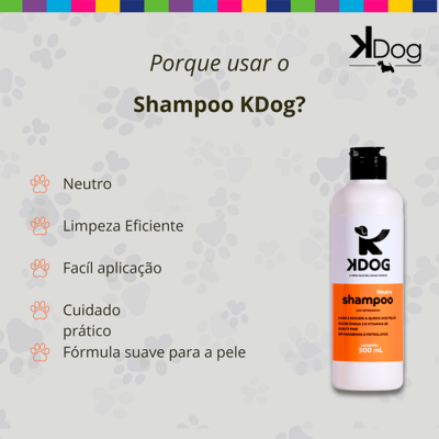 Shampoo Neutro K-Dog Laranja