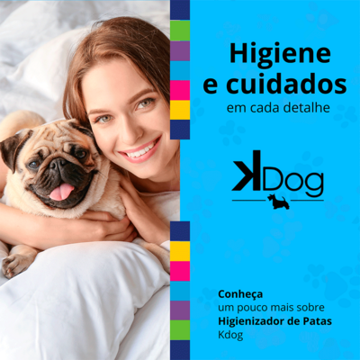 Higienizador de Patas, Áreas dos Olhos e Focinhos K-Dog Azul