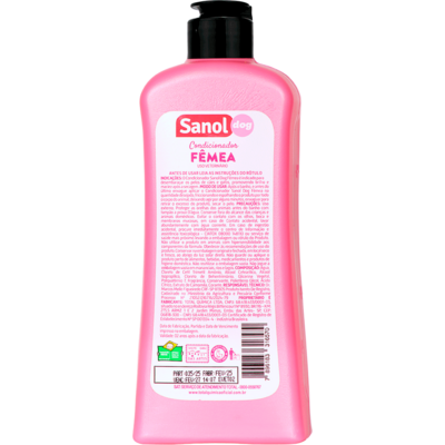Condicionador Sanol Dog Laranja para Fêmea