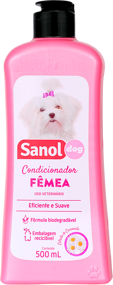 Condicionador Sanol Dog Laranja para Fêmea - 500 mL
