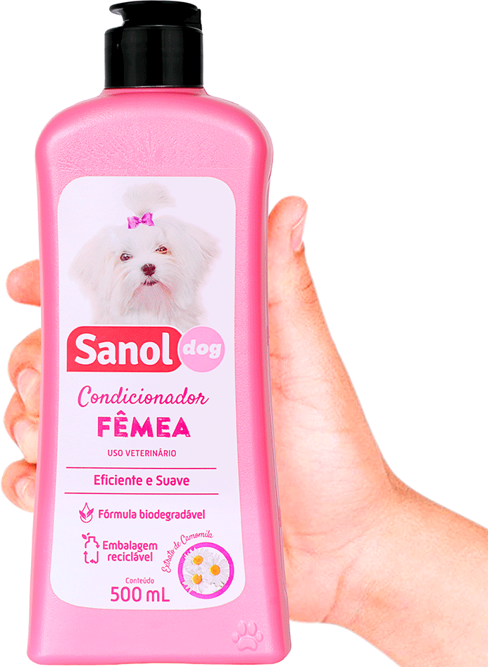 Condicionador Sanol Dog Laranja para Fêmea - 500 mL