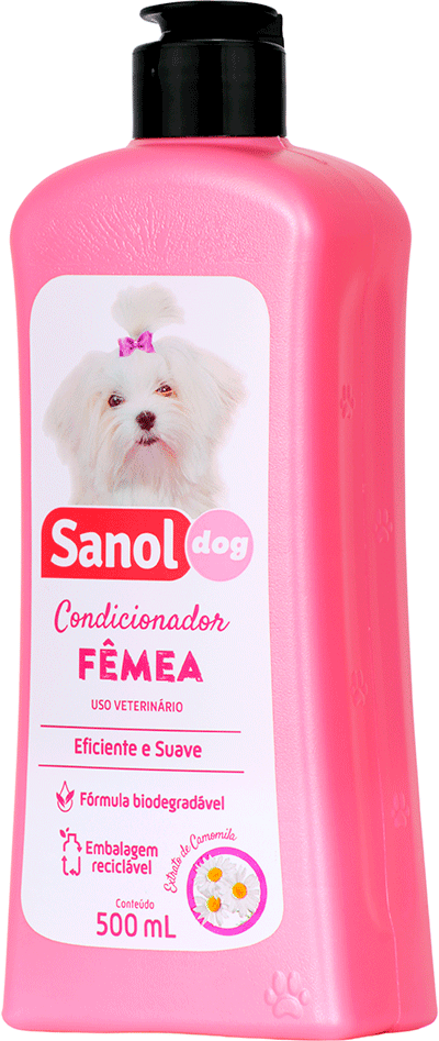 Condicionador Sanol Dog Laranja para Fêmea - 500 mL