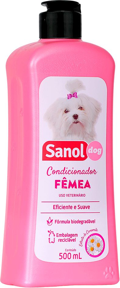 Condicionador Sanol Dog Laranja para Fêmea - 500 mL