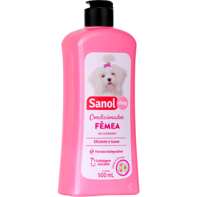 Condicionador Sanol Dog Laranja para Fêmea