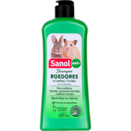 Shampoo Sanol Vet + Verde para Roedores, Coelhos/Furões - 500 mL