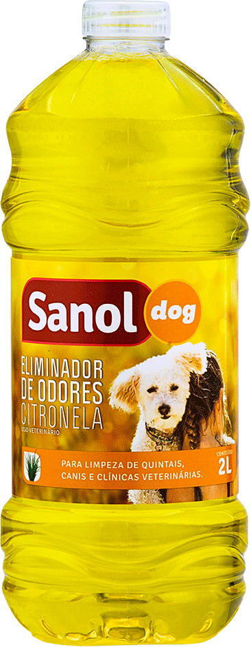 Eliminador de odores Sanol Dog Citronela para Ambientes - 2 Litros