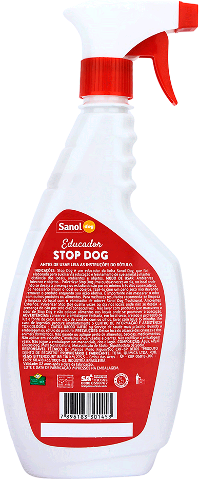 Educador Sanol Stop Dog para Cães e Gatos - 500 mL