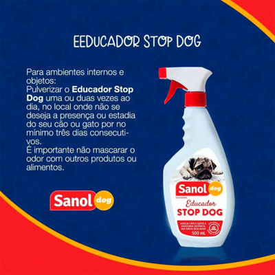 Educador Sanol Stop Dog para Cães e Gatos