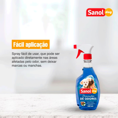 Eliminador de Odores Sanol Dog Refil Tradicional - 500 mL