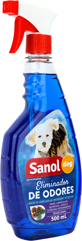 Eliminador de Odores Sanol Dog Refil Tradicional - 500 mL