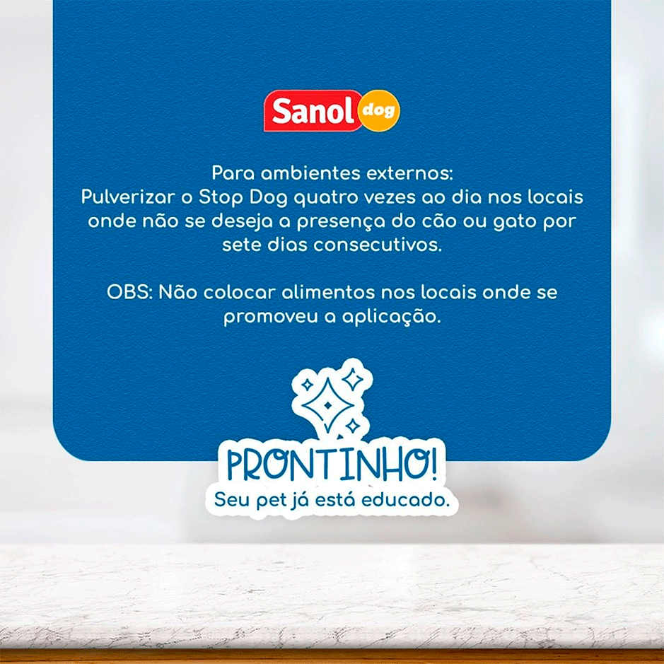 Eliminador de Odores Sanol Dog Refil Tradicional - 500 mL