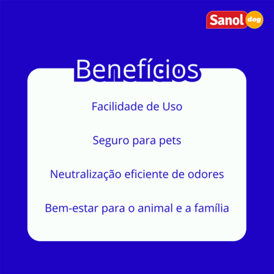 Eliminador de Odores Sanol Dog Tradicional para Ambientes