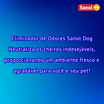 Eliminador de Odores Sanol Dog Tradicional para Ambientes