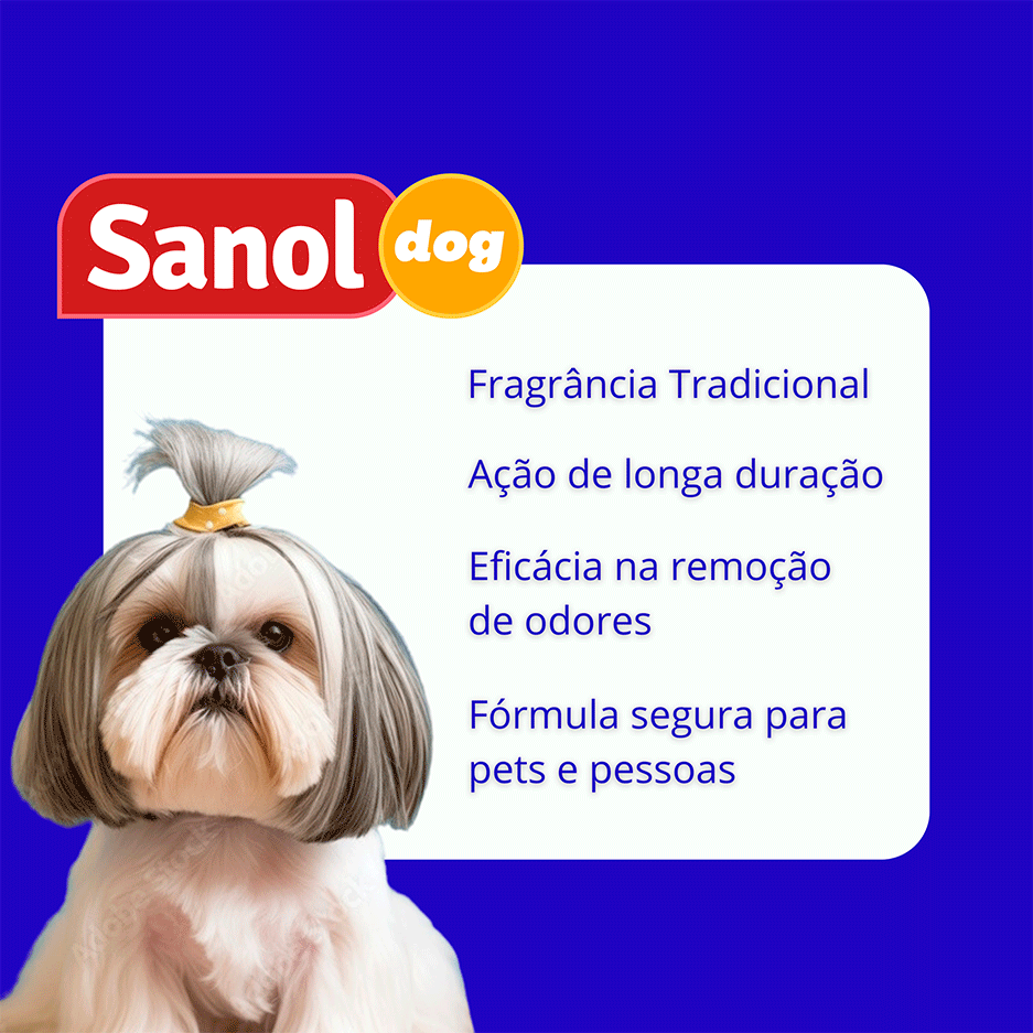 Eliminador de Odores Sanol Dog Tradicional para Ambientes - 5 Litros