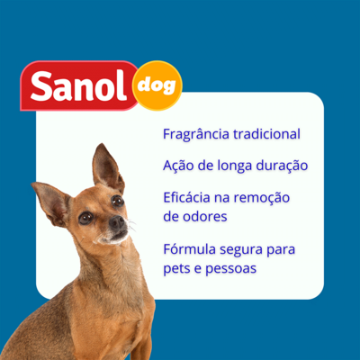 Eliminador de Odores Sanol Dog Concentrado para Ambientes
