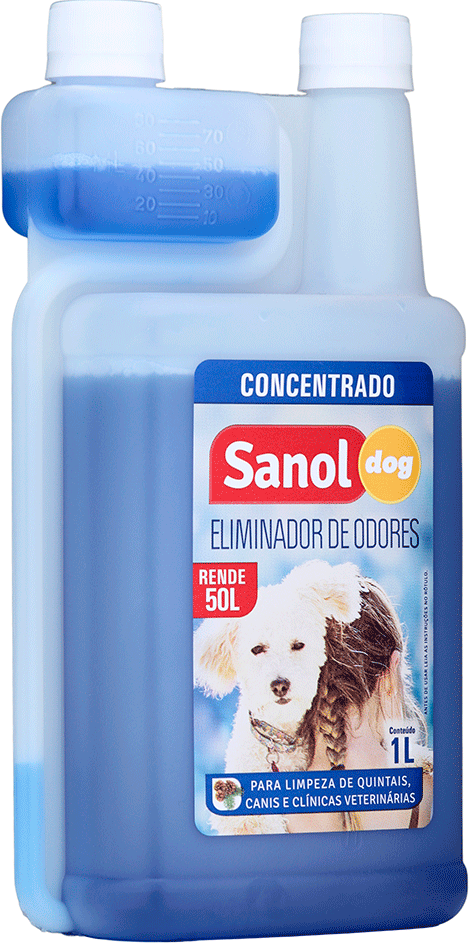 Eliminador de Odores Sanol Dog Concentrado para Ambientes - 1 Litro