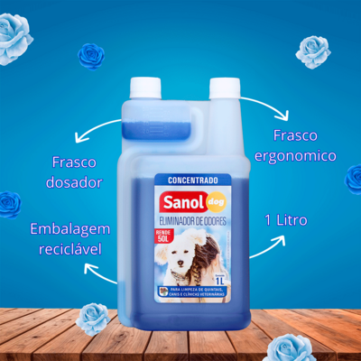 Eliminador de Odores Sanol Dog Concentrado para Ambientes