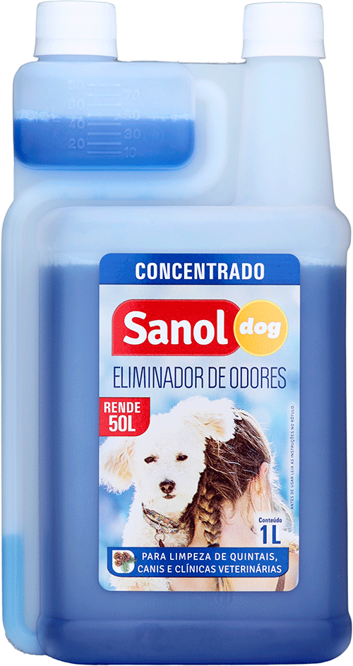 Eliminador de Odores Sanol Dog Concentrado para Ambientes - 1 Litro