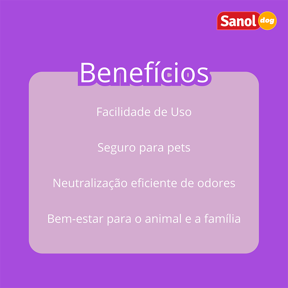 Eliminador de Odores Sanol Cat para Gatos Lavanda - 500 mL