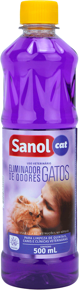Eliminador de Odores Sanol Cat para Gatos Lavanda - 500 mL