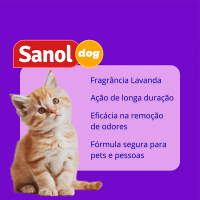 Eliminador de Odores Sanol Cat Lavanda