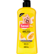 Shampoo Melão Sanol Dog Powerfruits Amarelo - 500 mL