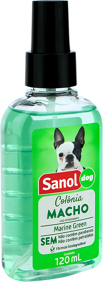 Colônia Sanol Dog Macho para Cães e Gatos - 120 mL