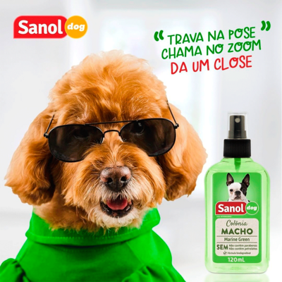 Colônia Sanol Dog Macho - 120 mL