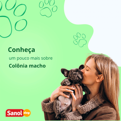 Colônia Sanol Dog Macho - 120 mL