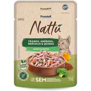 Ração Úmida Premier Nattú para Gatos Filhotes sabor Frango e Abóbora - 70 g