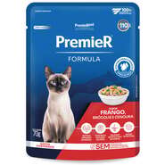 Ração Úmida Premier Fórmula para Gatos Castrados sabor Frango e Brócolis - 70 g