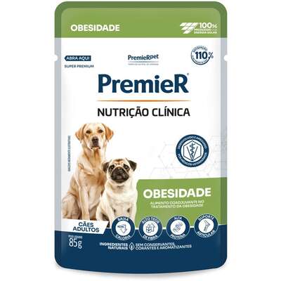 Ração Úmida Premier Nutrição Clínica Obesidade para Cães Adultos