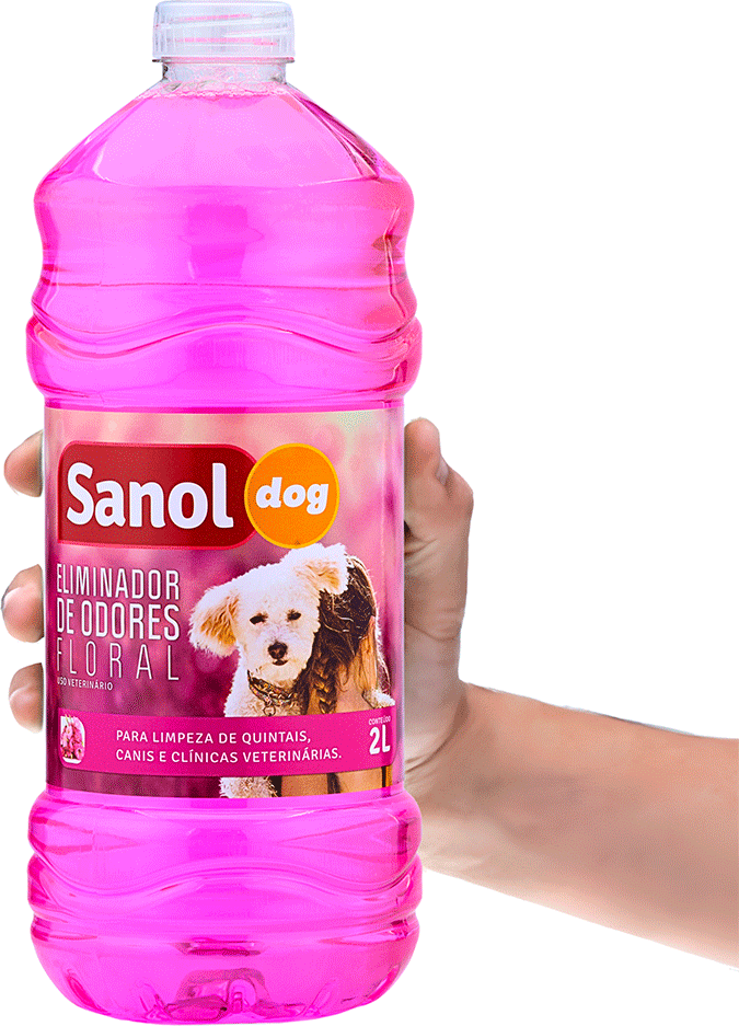 Eliminador de odores Sanol Dog Floral para Ambientes - 2 Litros