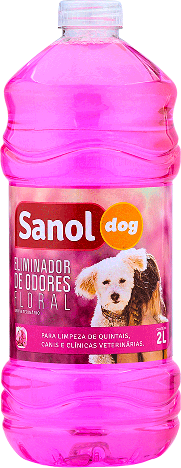 Eliminador de odores Sanol Dog Floral para Ambientes - 2 Litros