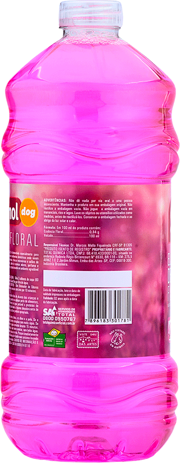Eliminador de odores Sanol Dog Floral para Ambientes - 2 Litros