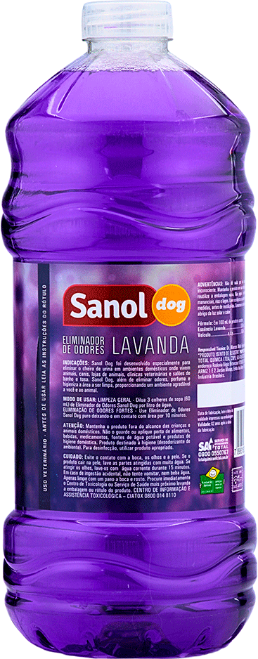 Eliminador de Odores Sanol Dog Lavanda - 2 Litros