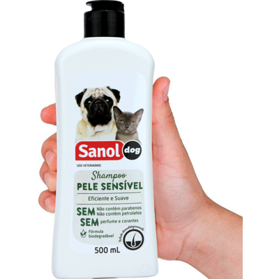 Shampoo Sanol Dog Pele Sensível - 500 mL