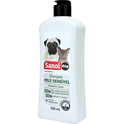 Shampoo Sanol Dog Pele Sensível - 500 mL
