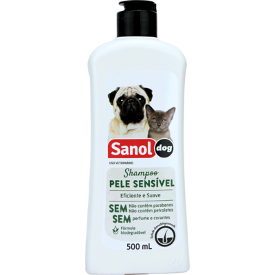 Shampoo Sanol Dog Pele Sensível - 500 mL