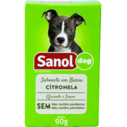 Sabonete Sanol Dog Citronela para Cães e Gatos - 90 g