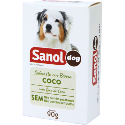 Sabonete Sanol Dog Coco para Cães e Gatos